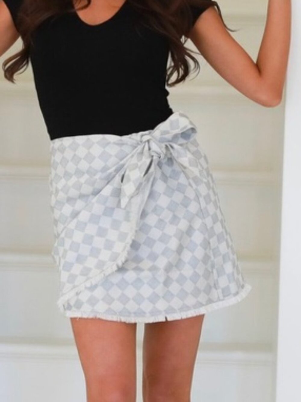 Checkered Skirt